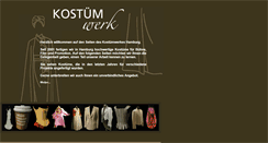 Desktop Screenshot of kostuemwerk.com
